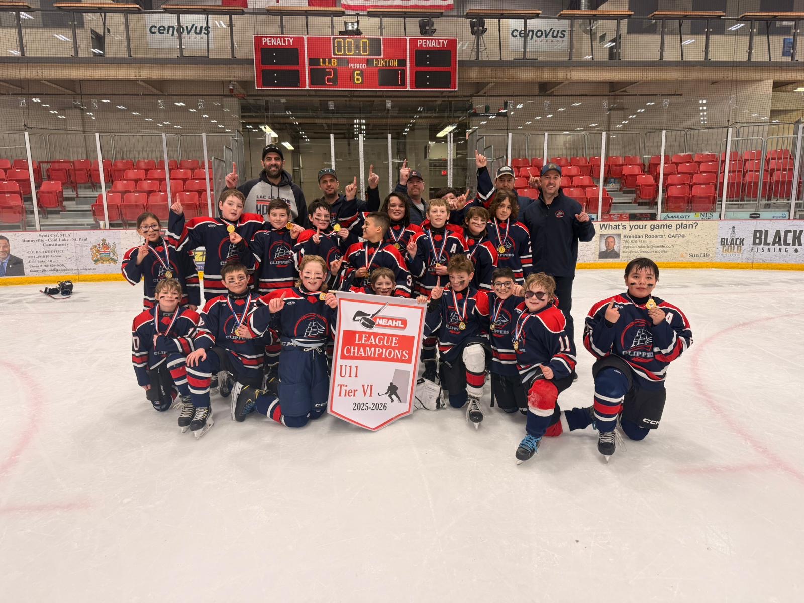U11 6 Lac La Biche Clippers